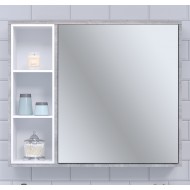 Зеркальный шкаф ORLANDO 85 серый